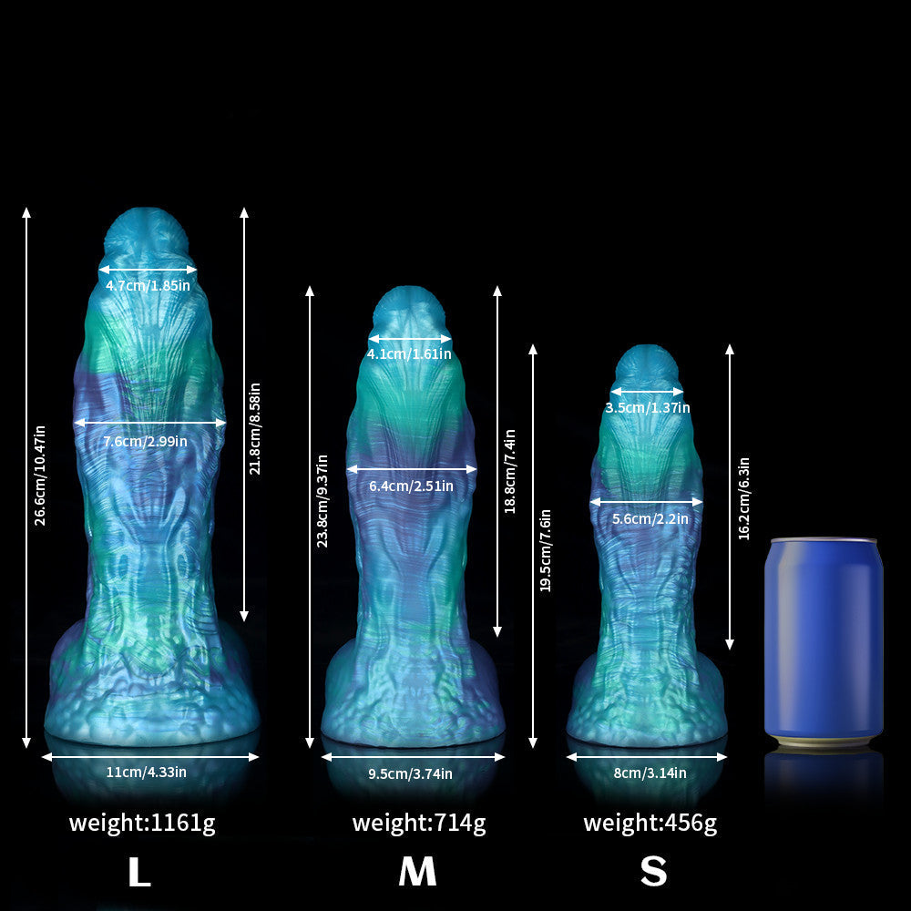 Pisces Gradient Green Blue Dildo-Knot Dildo