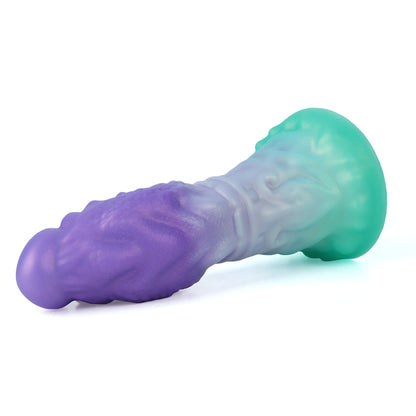 Capricorn Purple White Green Fantasy Dildo