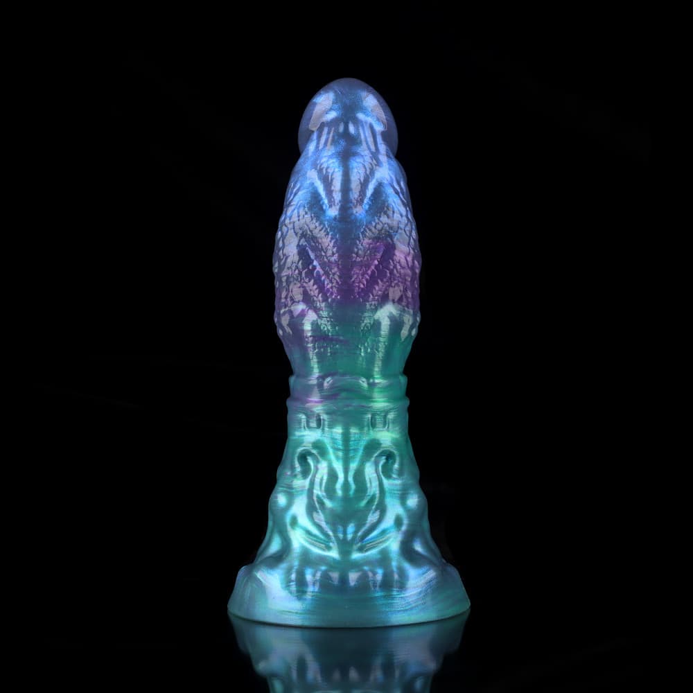 Capricorn Gradient Blue Green Purple Fantasy Dildo