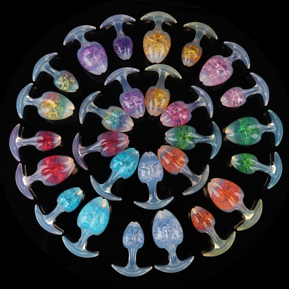 Bean Sprout Crystal Butter Plug- 9Colors