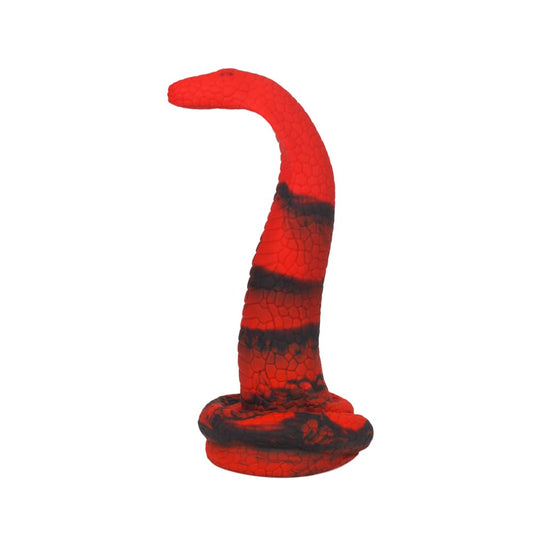 Snake Red Black Fantasy Dildo