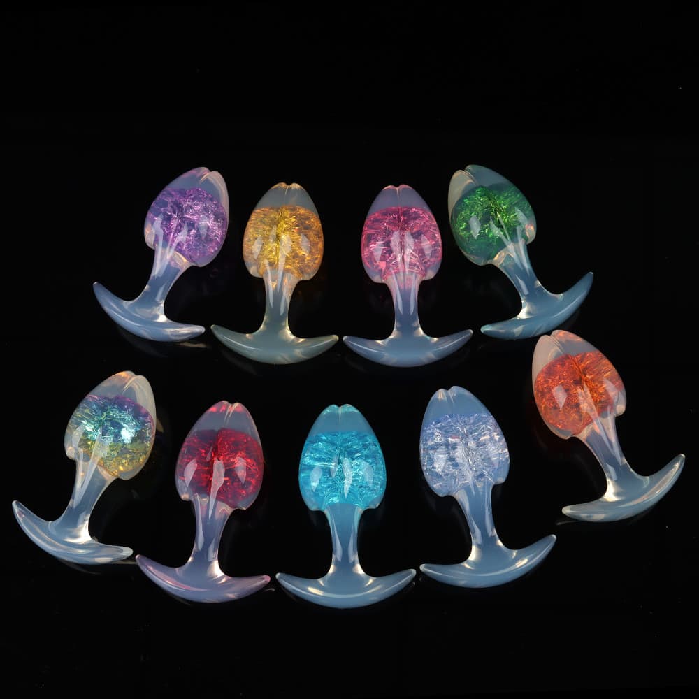 Bean Sprout Crystal Butter Plug- 9Colors