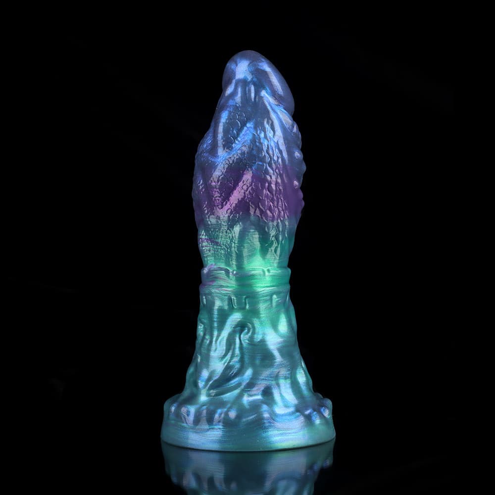 Capricorn Gradient Blue Green Purple Fantasy Dildo