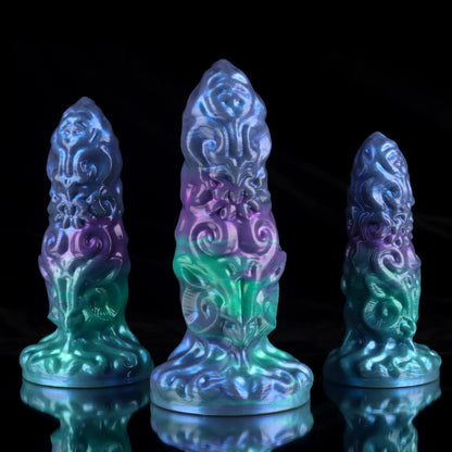 Aries Gradient Blue Gree Purple Fantasy Dildo