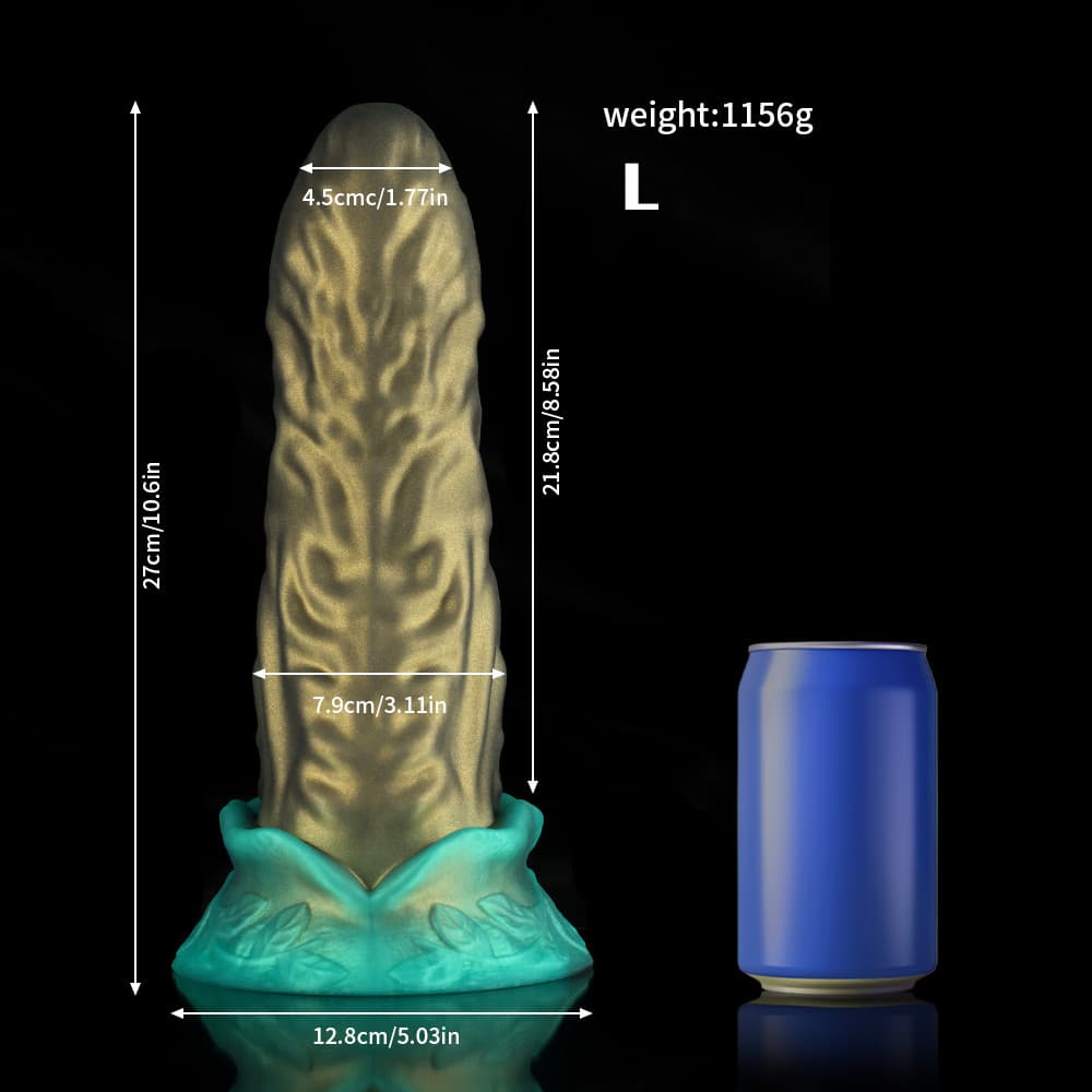 Virgo Yellow Green Fantasy Dildo-Zodiac Dildo