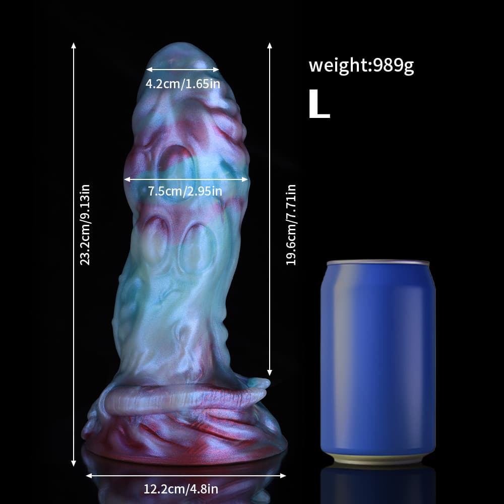 Taurus Gradient Blue Purple Dildo-Knot Dildo