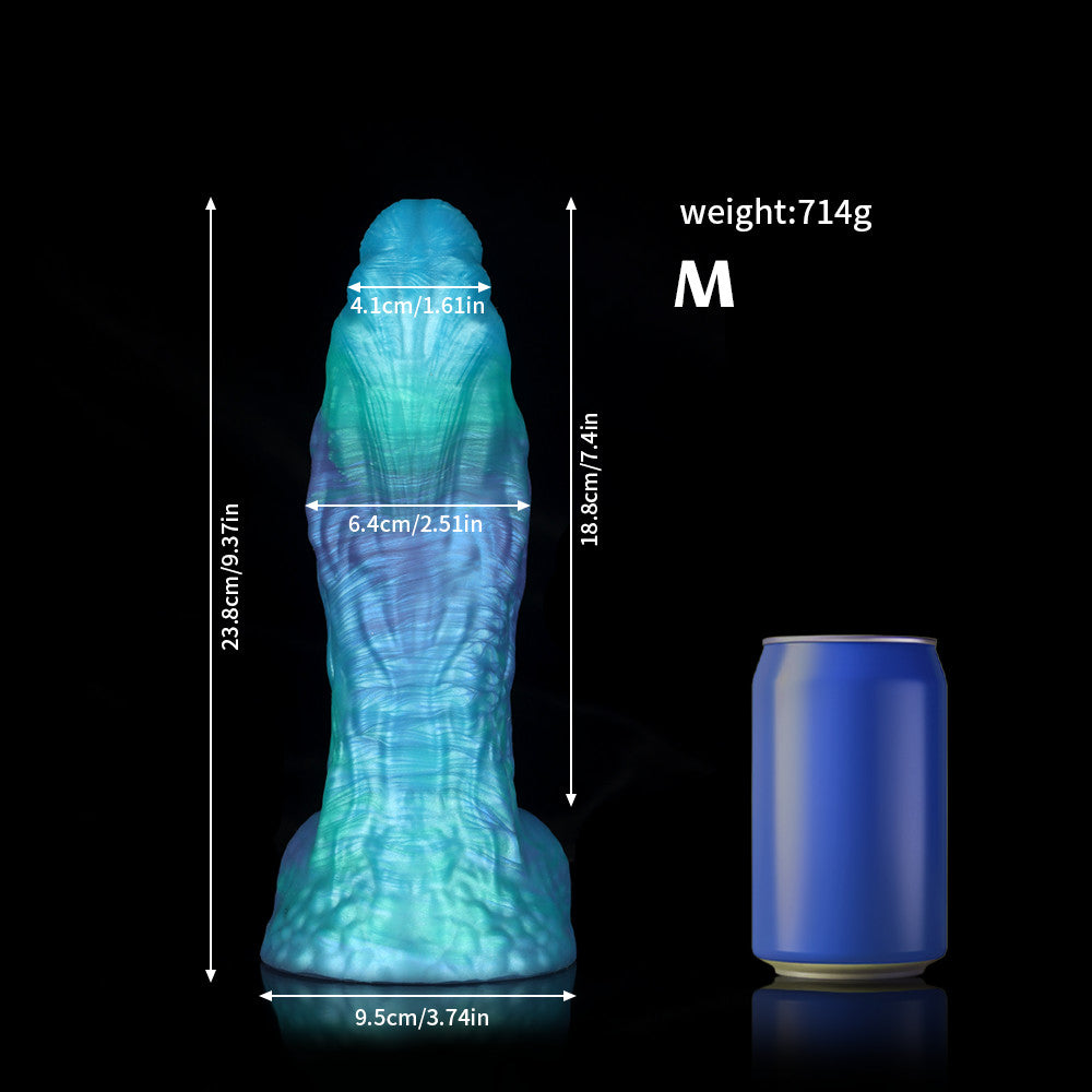 Pisces Gradient Green Blue Dildo-Knot Dildo