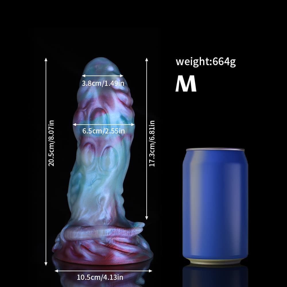 Taurus Gradient Blue Purple Dildo-Knot Dildo