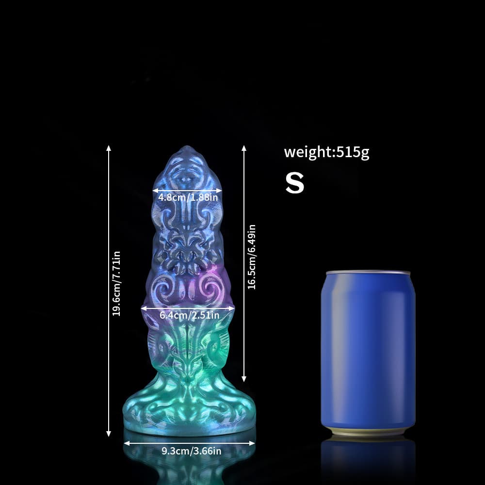 Aries Gradient Blue Gree Purple Fantasy Dildo